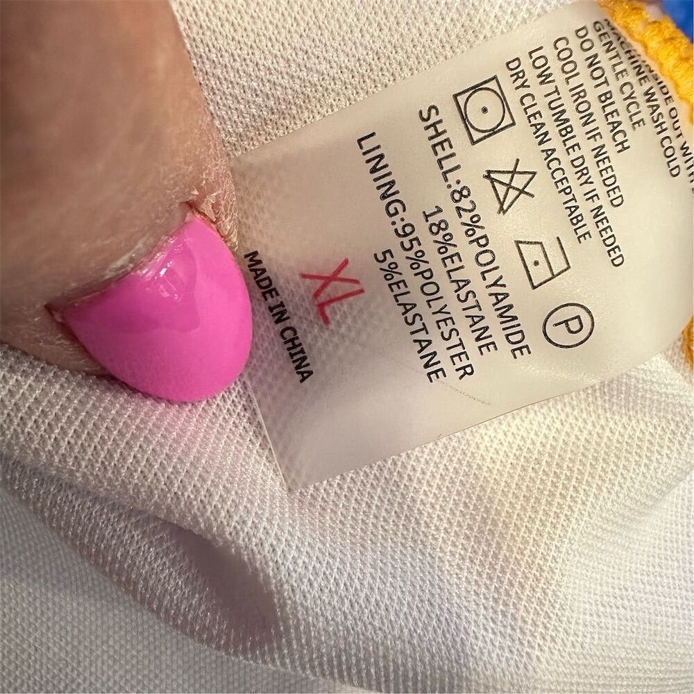 EMERY‎ ROSE Women's XL Twist Front Crop Tank Top Yellow Sleeveless - Picture 4 of 5